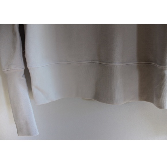 AGOLDE NWT Extended Rib High Neck Cream White Turtleneck Balloon Sleeve Sweater - Picture 14 of 15